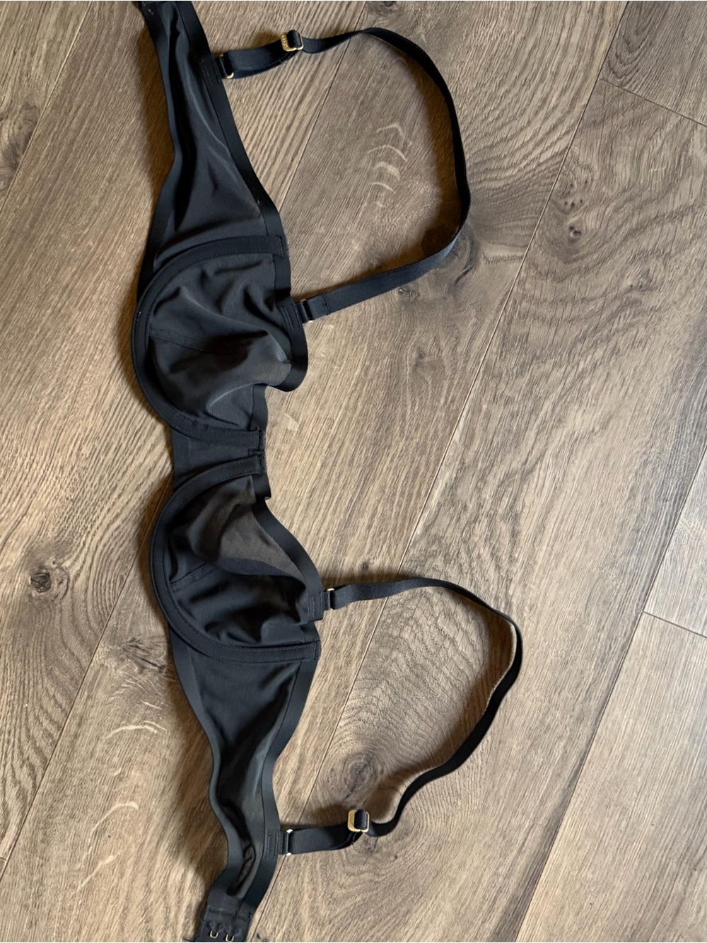 Cuup sheer Black Underwire Women's Bra - Comfortable Everyday Support 32b